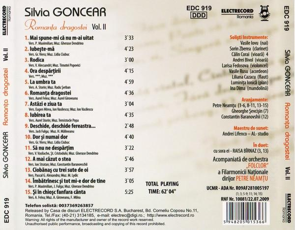 Silvia Goncear - Romanța Dragostei Vol. II [2]
