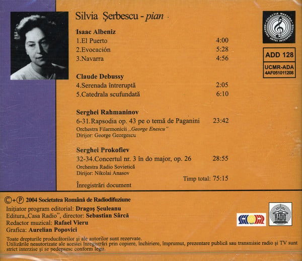 Silvia Șerbescu – Pian (CD) [2]