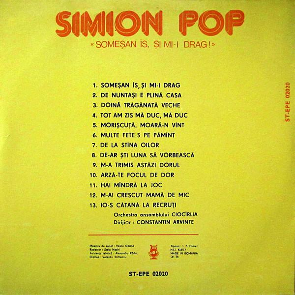 Simion Pop - Someșan Îs, Și Mi-i Drag! [2]