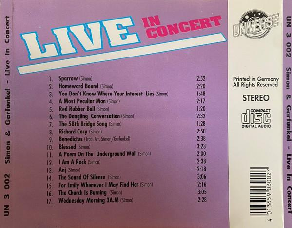 Simon & Garfunkel - Live In Concert (CD) [2]