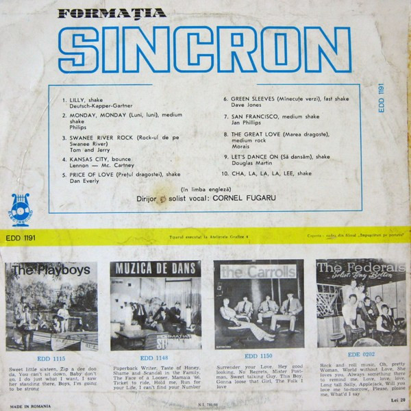 Sincron - Sincron, (Disc Vinil) [2]