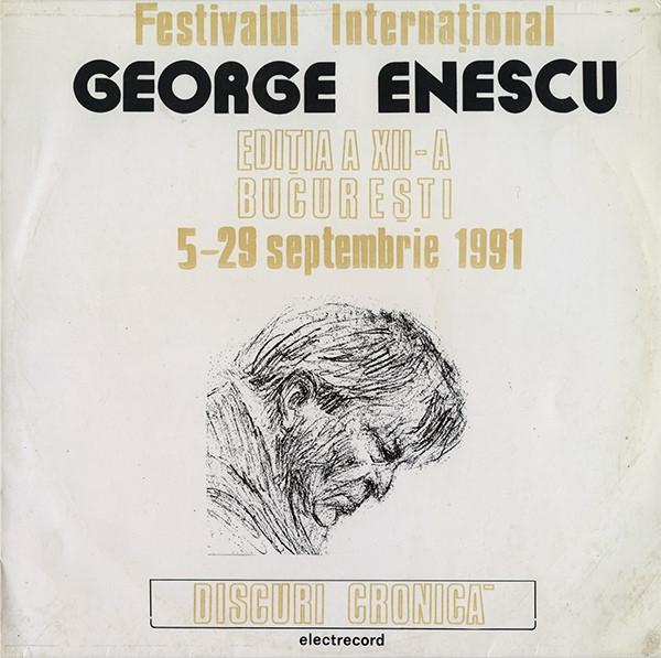Sir Edward Elgar - Festivalul Internațional George Enescu Ediția A XII-a București 5-29 Septembrie 1991 [1]