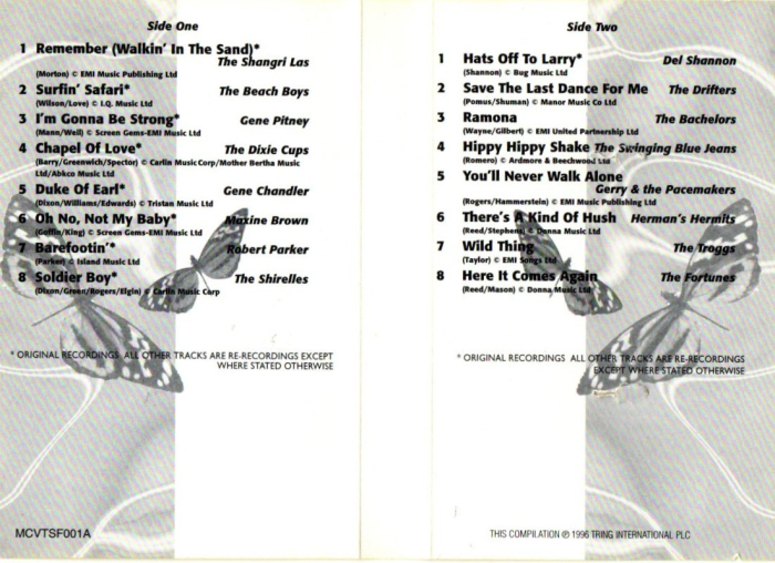 Sixties Collection - Vol. 1 (Caseta Audio) [2]