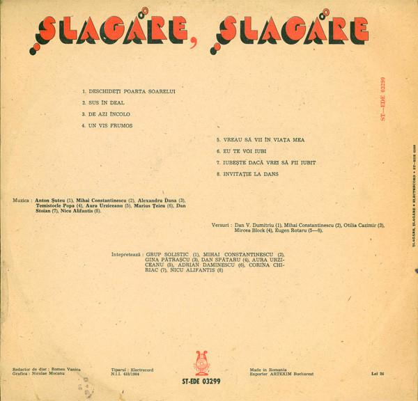 Șlagăre Șlagăre, (Disc Vinil) [2]