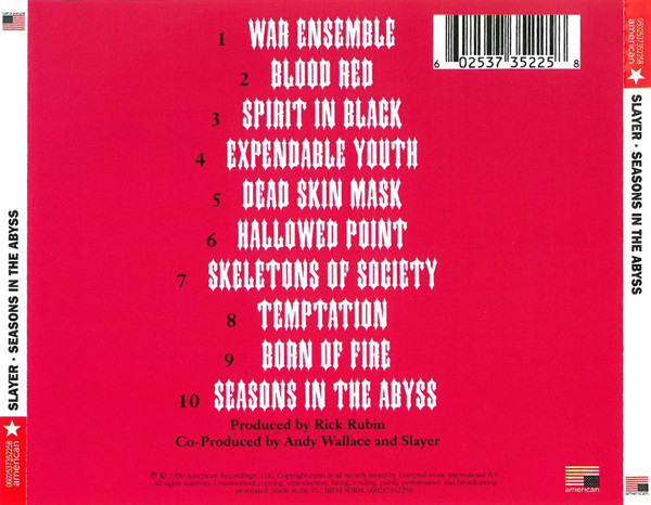 Slayer - Seasons In The Abyss (CD) [2]