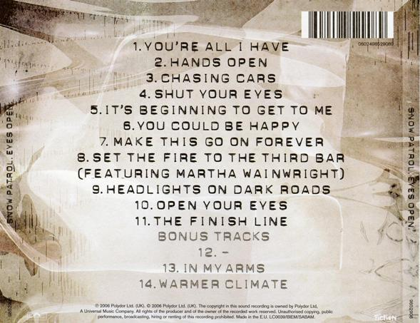 Snow Patrol - Eyes Open [2]