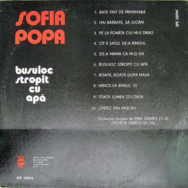 Sofia Popa - Busuioc Stropit Cu Apă [2]