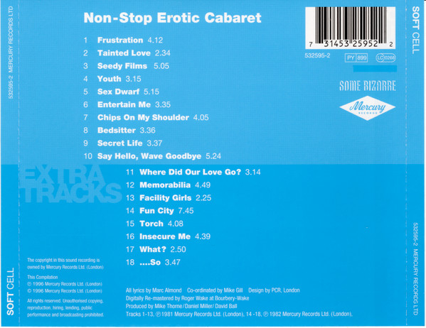 Soft Cell - Non-Stop Erotic Cabaret (CD) [2]