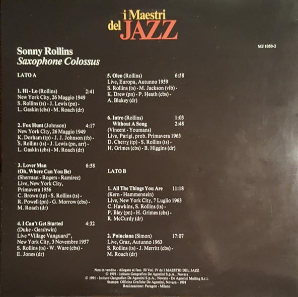 Sonny Rollins - Saxophone Colossus [2]