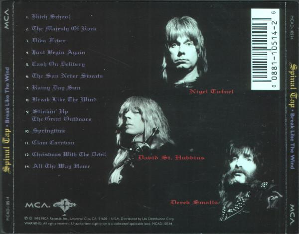 Spinal Tap - Break Like The Wind (CD) [2]