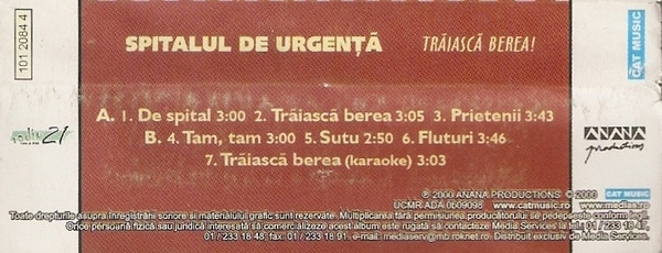 Spitalul De Urgență – Trăiască Berea! (CASETA) [2]