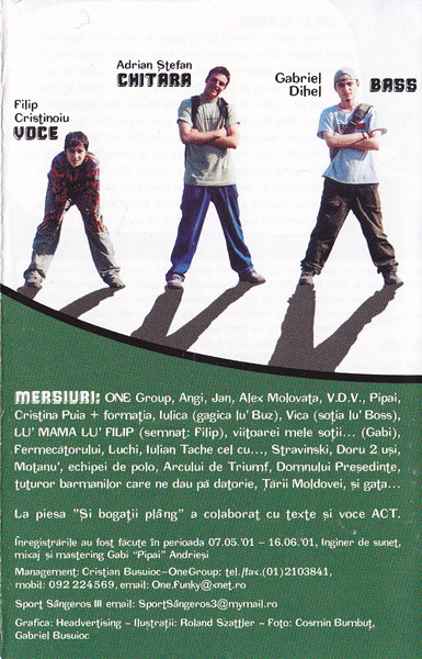 Sport Sângeros III - Pentru Servă Și Teren , (Casetă Audio) [2]