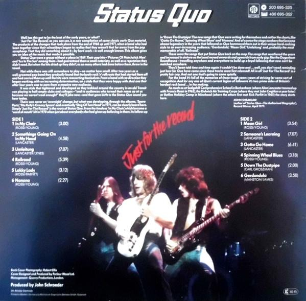 Status Quo - Just For The Record (Disc Vinil) [2]