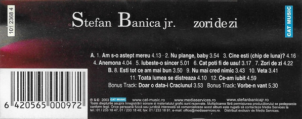 Stefan Banica jr.* – Zori De Zi (CASETA) [2]
