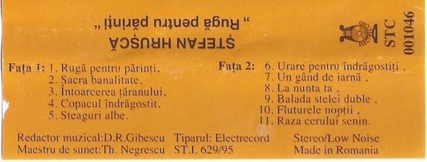 Ștefan Hrușcă - Rugă Pentru Părinți [2]