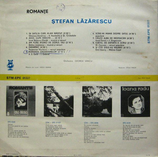 Ștefan Lăzărescu - Romanțe [2]