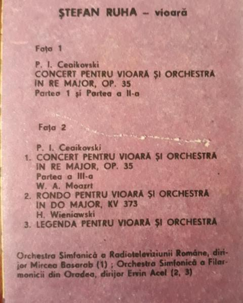 Ștefan Ruha - Vioară (Caseta Audio) [2]