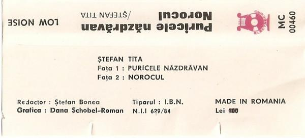 Ștefan Tita - Puricele Năzdrăvan / Norocul (Caseta Audio) [2]