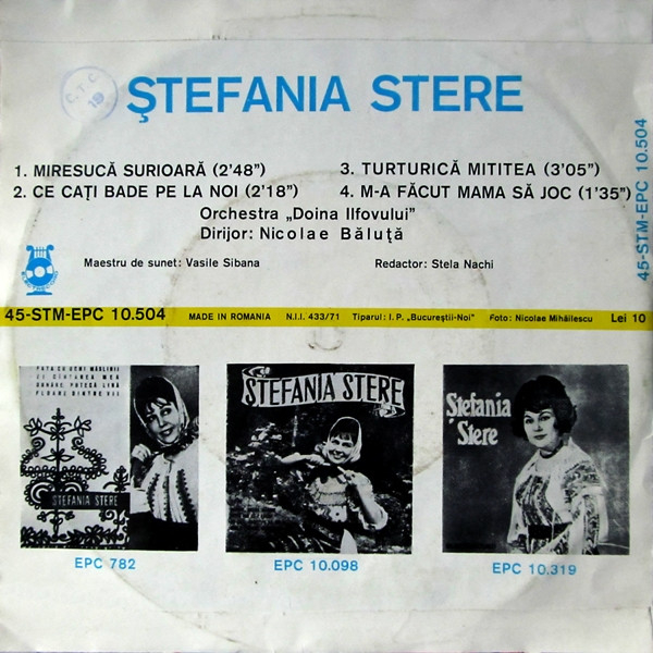 Ștefania Stere – Miresucă Surioară (VINIL) [2]