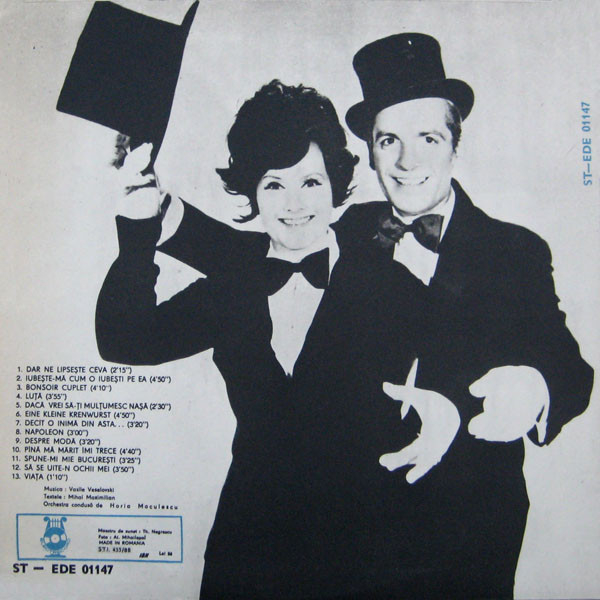 Stela Popescu - Bonsoir Cuplet, (Disc Vinil) [2]