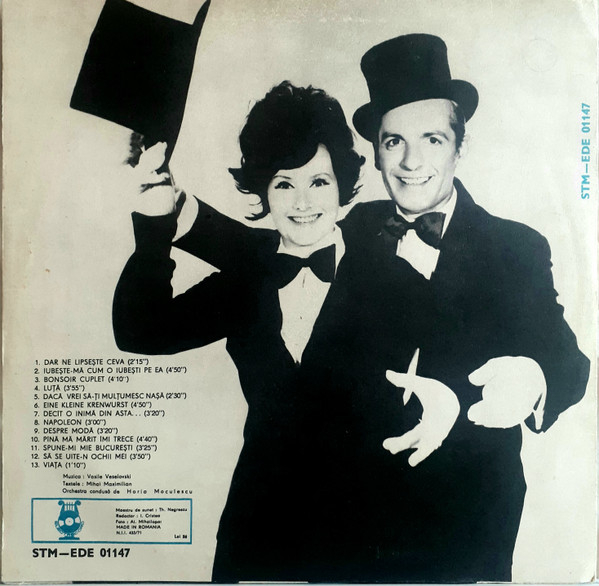 Stela Popescu, Ștefan Bănică – Bonsoir Cuplet, (Disc Vinil) [2]