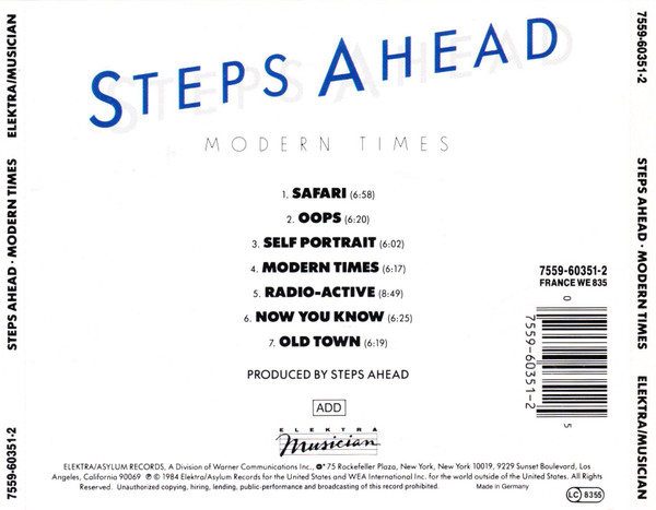 Steps Ahead - Modern Times (CD) [2]