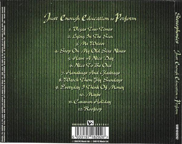 Stereophonics - Just Enough Education To Perform [2]