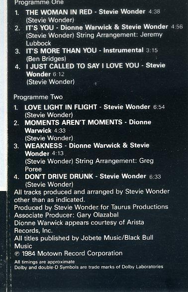 Stevie Wonder - The Woman In Red (Selections From The Original Motion Picture Soundtrack) [2]