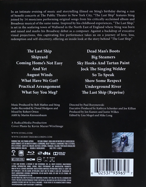 Sting – The Last Ship - Live At The Public Theater [3]