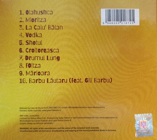 Sukar Nation – Balkan Punk Orchestra CD, (CD) [3]