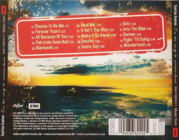 Sunrise Avenue – On The Way To Wonderland (CD) [2]