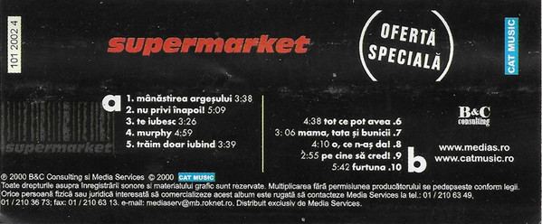 Supermarket - Ofertă Specială , (Casetă Audio) [2]