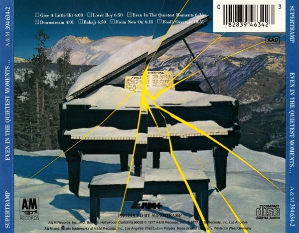 Supertramp - Even In The Quietest Moments..., (CD) [2]