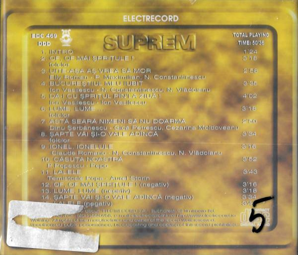 Suprem - Lume ... Lume , (CD) [2]