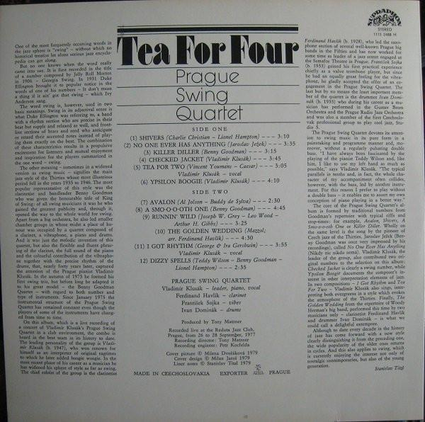 Swing Kvartet - Tea For Four (Disc Vinil) [2]
