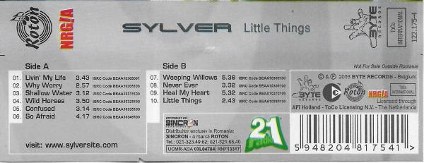 Sylver - Little Things, (Casetă Audio) [2]