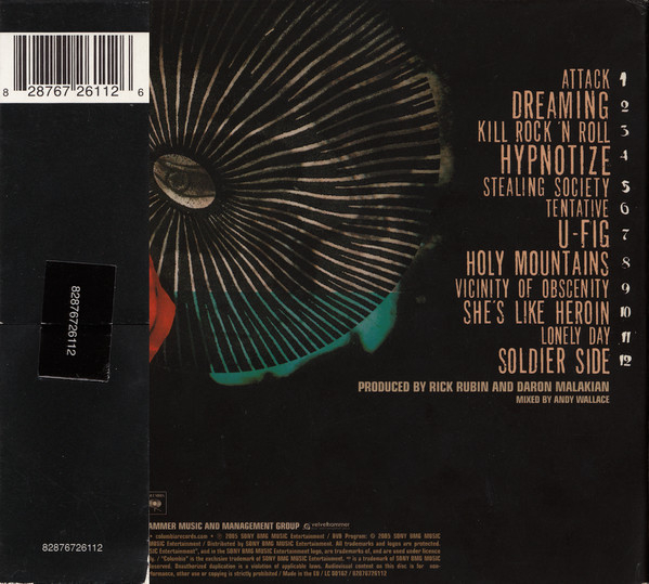 System Of A Down – Hypnotize (CD) [2]