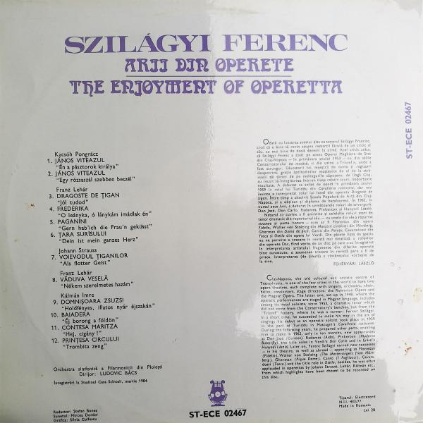 Szilágyi Ferenc - Arii Din Operete = The Enjoyment Of Operetta [2]