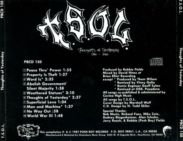 T.S.O.L. - Thoughts Of Yesterday 1981-1982 [2]