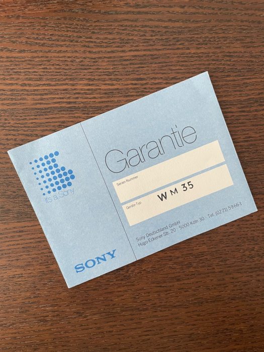 Tape player Sony WM-35 Sports (boxed) [11]