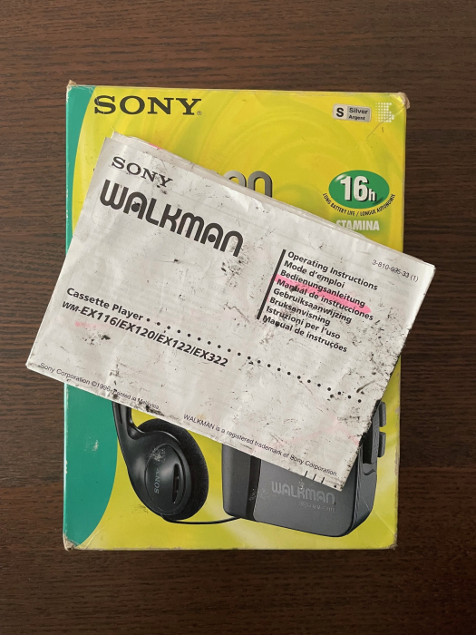 Tape player Sony WM-EX116 (boxed) [8]