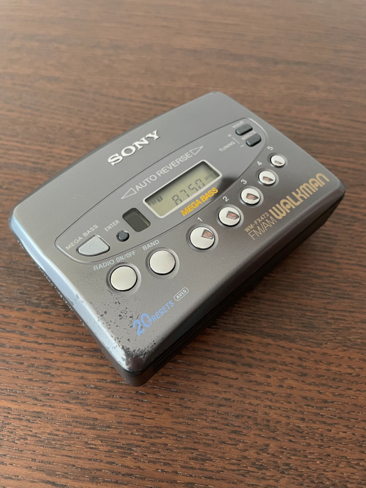 Tape / Radio player Sony WM-FX473 silver (boxed) [7]