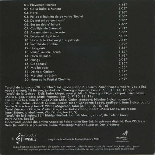 Tarafuri Și Fanfare, (CD) [2]