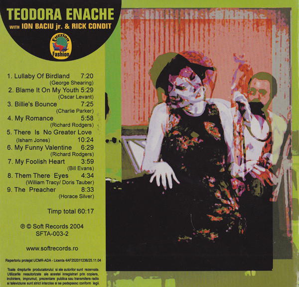 Teodora Enache With Ion Baciu Jr. & Rick Condit – Teodora Enache With Ion Baciu Jr & Rick Condit (CD) [2]