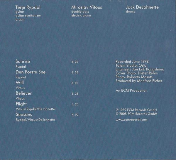 Terje Rypdal - Terje Rypdal / Miroslav Vitous / Jack DeJohnette [2]