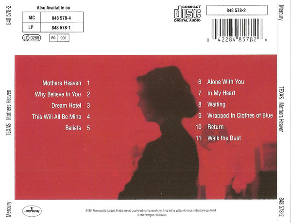 Texas – Mothers Heaven (CD) [2]