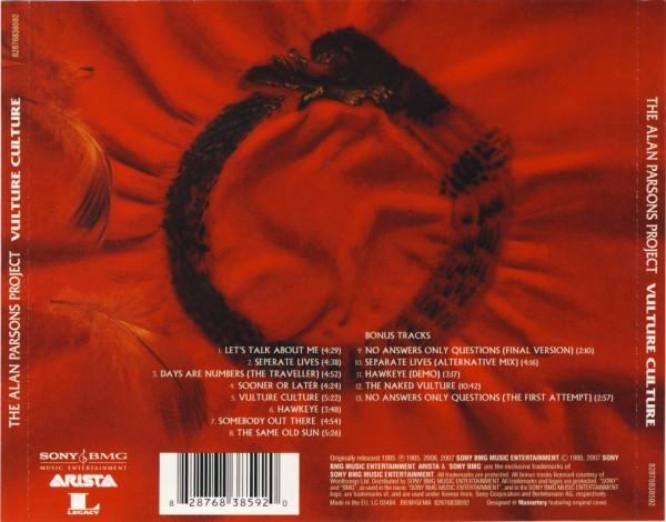 The Alan Parsons Project - Vulture Culture (CD) [2]