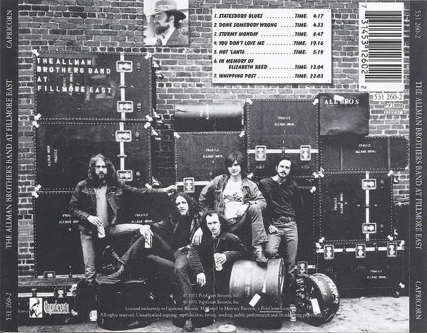 The Allman Brothers Band - The Allman Brothers Band At Fillmore East, (CD) [2]