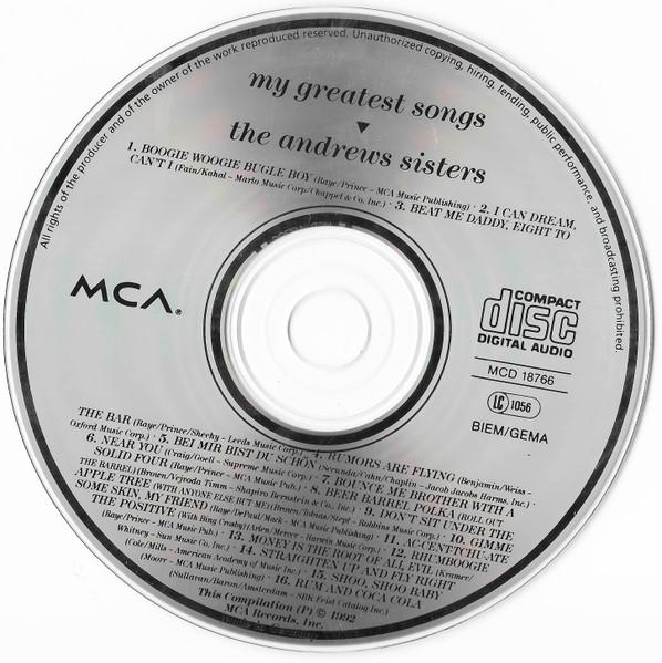 The Andrews Sisters - My Greatest Songs [2]