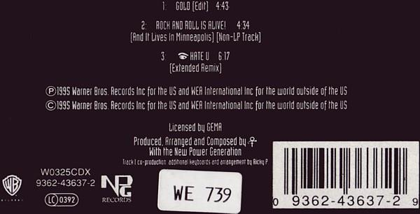 The Artist (Formerly Known As Prince) - Gold (CD) [2]